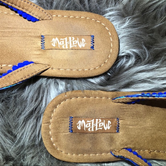 Blue Flip Flops - Picture 5 of 8